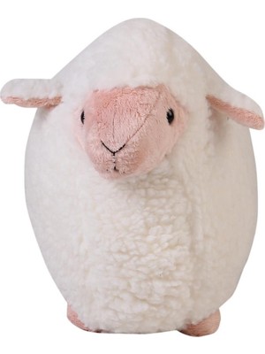 Bambi Kuzu Beyaz & Pembe Peluş 45 cm