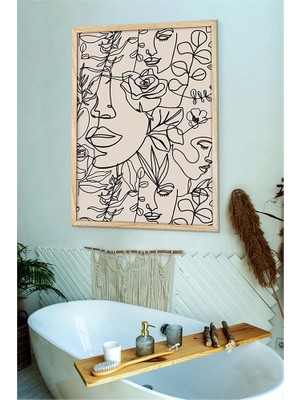 Özcanlar Çerçeve Çerçeveli Tablo - Tekli Ahşap Çerçeve