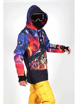 Snowsea Özel Tasarım Star Wars Mont, Erkek Snowboard & Kayak Montu SS11