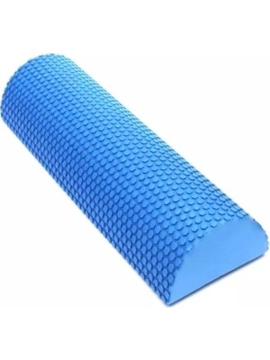 Zepca 45 cm Mavi Eva Yarım Masaj Foam Roller Yoga Pilates Balans