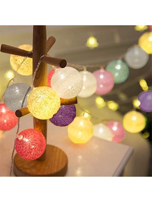 Urban Mood Dl-12 12 Adet Dekoratif Top LED Işık Zinciri