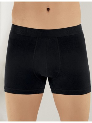 Şahinler Likralı Şahinler Yazılı Torbalı Boxer Siyah ME031