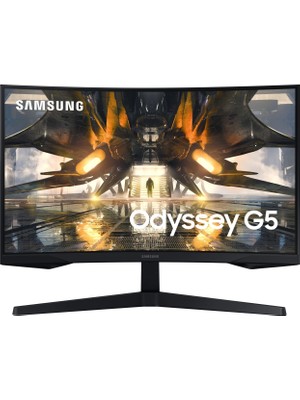 Samsung Odyssey G5 27" 1ms 165Hz VA WQHD (Display Port+HDMI) Freesync Premium Curve Monitör LS27AG550EUXUF