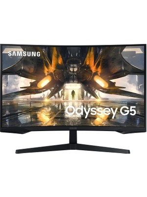 Samsung Odyssey G5 32" 1ms 165 Hz VA WQHD (Display Port+HDMI) Freesync Premium Curve Monitör LS32AG550EUXUF