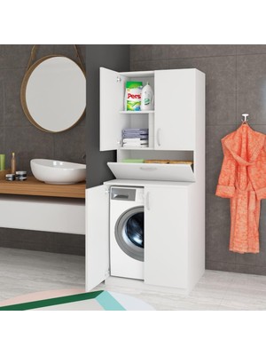 Era Home Çamaşır Makinesi Koruma Mdf Dolabı
