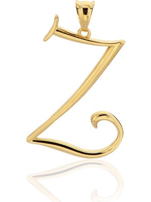 Bilezikci Z Harfi Altın Kolye Ucu