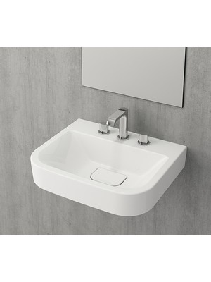 Bocchi Speciale Lavabo 55 cm Parlak Beyaz