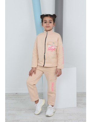 Toontoy Kids Toontoy Kız Çocuk Baskılı Eşofman Takımı