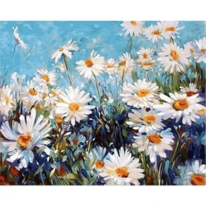 Papatya Tarlası Sayılarla Boyama Seti Rulo 40 x 50 cm