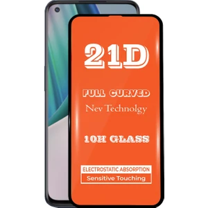 Kzy Oneplus Nord N10 Tam Kaplayan 21D Temperli Ekran Koruyucu Cam