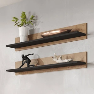 Meşe Nil Duvar Rafı