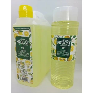 Limon Kolonyası 80 Derece 400 ml Pet Şişe + 1litre Bidon 2'li Set