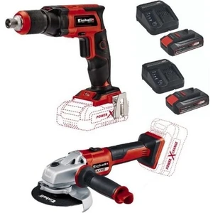 Te-Dy 18 Akülü Alçıpan Vidalama Axxio 125 mm + Kömürsüz Avuç Taşlama 2X2.5AH Starter Kit Set
