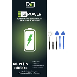Apple iPhone 6s Plus Uyumlu Yüksek Amperli  Batarya 3680 Mah + Tamir Seti