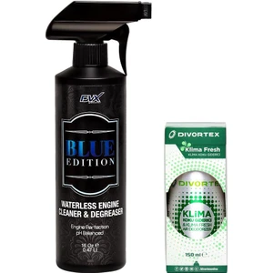 Blue Edition Susuz Motor Temizleme + Klima Fresh(Elma)
