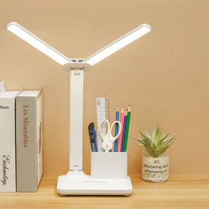 Puluzpuluz Çift Başlı Şarj Edilebilir 4000Mah Masa Lambası  (Yurt Dışından)