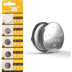 CR1616 3V Lityum Düğme Pil 5'li