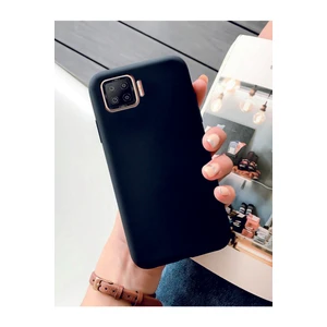 Oppo A73 Siyah Silikon Rubber Kılıf Arka Kapak Siyah-Std Renkli