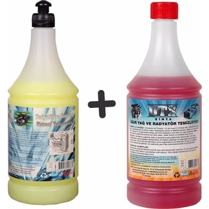 Dtx Kimya Oto Kalorifer Ve Petek Temizleme (Solventli) 1 lt & Ağır Yağ Sökücü,Radyatör Temizleme 1 lt