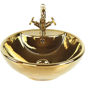 Pure Concept Bowl Gold Tezgah Üstü Çanak Lavabo