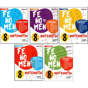 Gama Yayınları Fenomen 8. Sınıf LGS Matematik 1.2.3.4.5. Fasikül (Özetli) Soru Bankası 5 Kitap