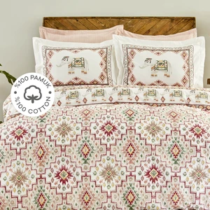 Karaca Home Avonos Sarı %100 Pamuk Çift Kişilik Nevresim Takımı