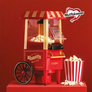 Mutfaksever Kırmızı Mısır Patlatma Popcorn Makinesi