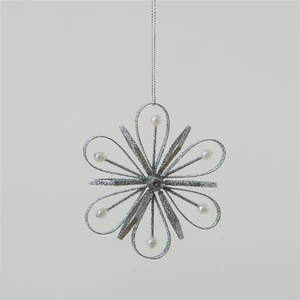 Festive Ağaç Süsü Gümüş