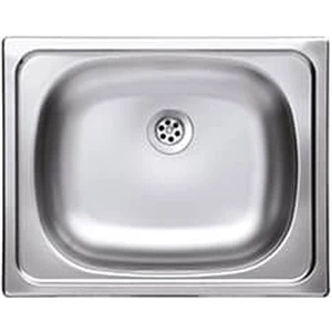 Krom Evye N-205 40 x 50 Tek Gözlü Ankastre Mutfak Evyesi Sağ