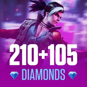 Free Fire 210 + 105 Diamonds