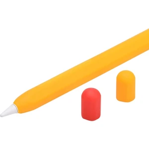 Apple Kalem 2 Için 2 Adet Stylus Silikon Kapak (Sunshine Orange)  (Yurt Dışından)