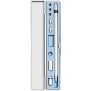 Apple Kalem 1/2 (Mavi) Için Çok Fonksiyonlu Darbeye Dayanıklı Saklama Kutusu  (Yurt Dışından)