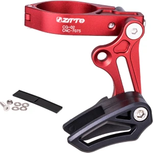 Strade Store 1x Alüminyum Alaşım Zincir Kılavuzu Mtb Bisiklet Tek Hızlı Yol Bölümü Alt Braketi Kırmızı