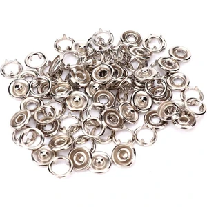 9.5mm Nikel(Gümüş) Bebe Çıtçıt 100 Adet