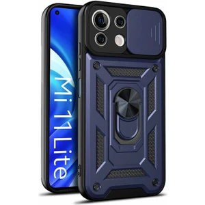 Xiaomi Mi 11 Lite Kılıf Impact Resistant Lacivert