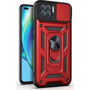 Oppo Reno 4 Lite Kılıf Impact Resistant Kırmızı