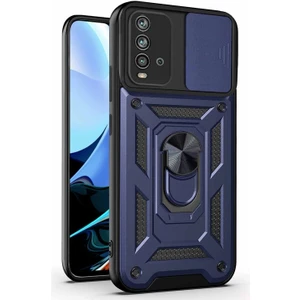 Xiaomi Redmi 9t Kılıf Impact Resistant Lacivert