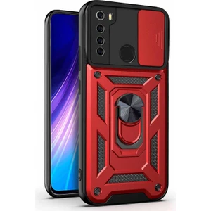Xiaomi Redmi Note 8 Kılıf Impact Resistant Kırmızı