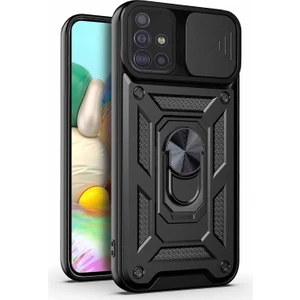 Samsung Galaxy A51 Kılıf Impact Resistant Siyah
