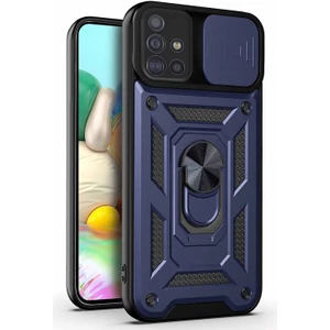 Samsung Galaxy A51 Kılıf Impact Resistant Lacivert