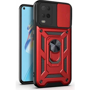 Oppo A54 4g Kılıf Impact Resistant Kırmızı