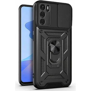 Oppo A16 Kılıf Impact Resistant Siyah