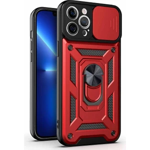 Apple iPhone 13 Pro Kılıf Impact Resistant Kırmızı