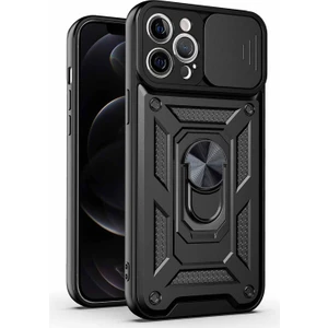 Apple iPhone 12 Pro Max Kılıf Impact Resistant Siyah