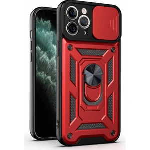 Apple iPhone 11 Pro Max Kılıf Impact Resistant Kırmızı