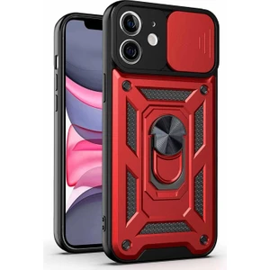 Apple iPhone 11 Kılıf Impact Resistant Kırmızı
