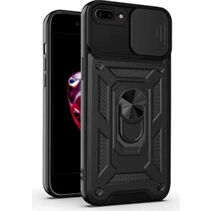 Apple iPhone 8 Plus Kılıf Impact Resistant Siyah