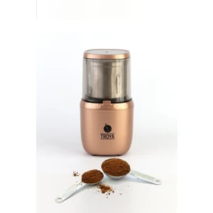 Çıkarılabilir Hazneli Kahve ve Baharat Öğütücü Elektrikli Grinder Rosegold