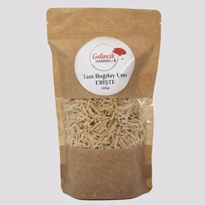 Bolu Gelincik Hanımeli Tam Buğday Unu Erişte 500 gr