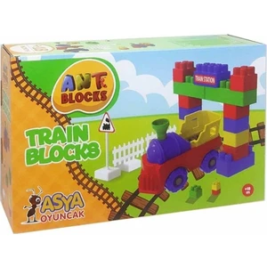 Istasyon Tren Seti Çocuk Oyuncak Eğitici Montessori Anaokulu Kreş